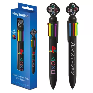 PLAYSTATION - 6 IN 1 MULTI COLOUR PEN - CLASSIC COLOURS-SR2403706
