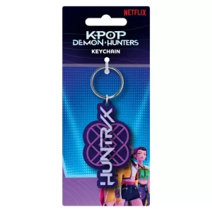 K-POP DEMON HUNTERS - PVC KEYCHAIN - HUNTRIX LOGO-RK2510649