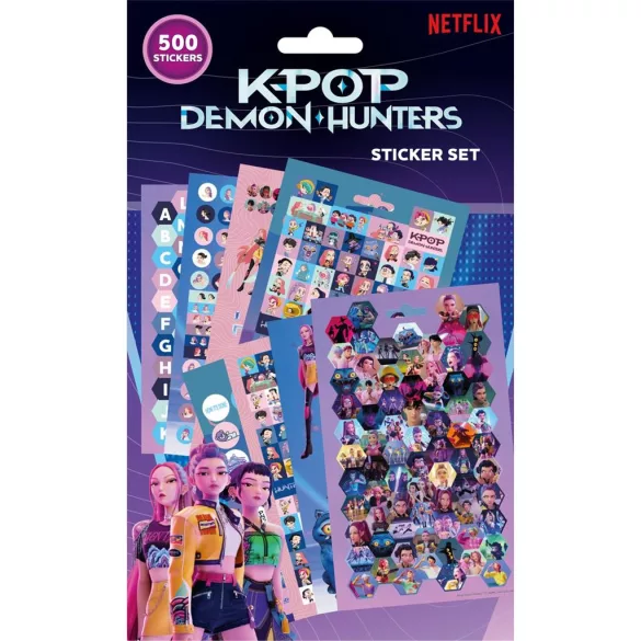 K-POP DEMON - 500pcs STICKER BOOK - HUNTERS-PS2510684