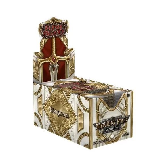 Flesh & Blood TCG - Mastery Pack Warrior Booster Display (12 Booster) - francia kiadás