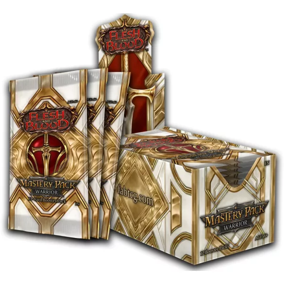 Flesh & Blood TCG - Mastery Pack Warrior Booster Display (12 Booster) - francia kiadás