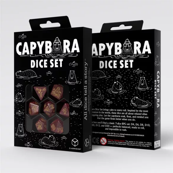 Capybara Dice Set: Chillo-SCAP01