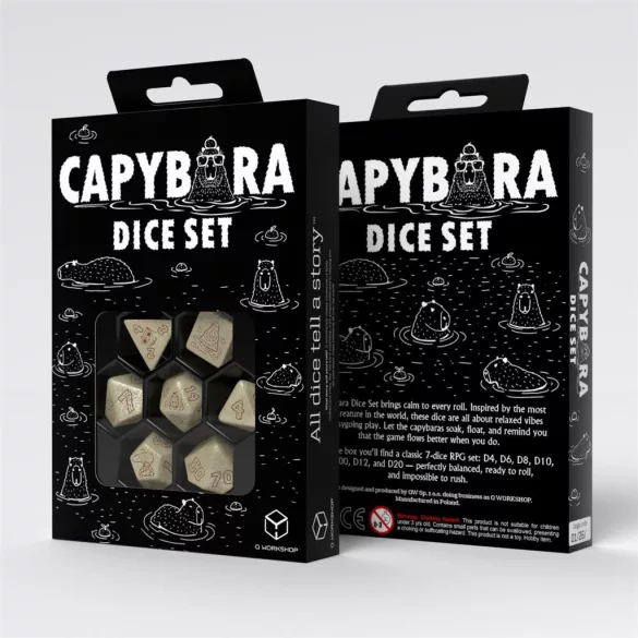 Capybara Dice Set: Sleepie-SCAP02