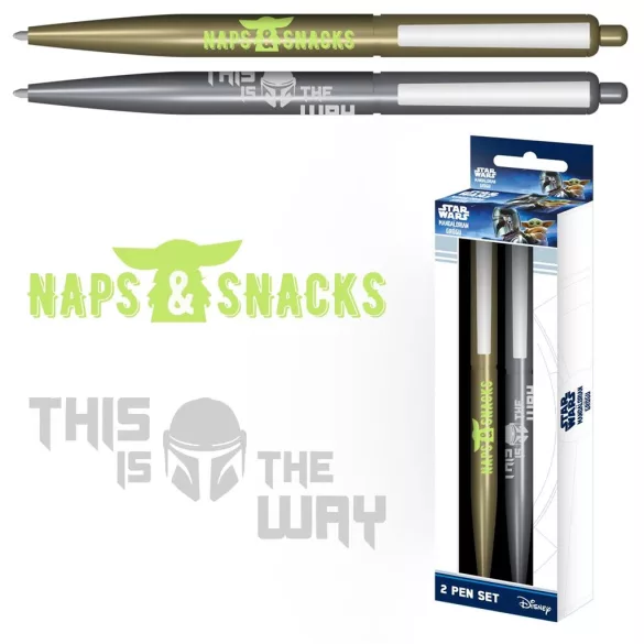THE MANDALORIAN AND GROGU - 2 PEN SET - ICONIC-SR2501283
