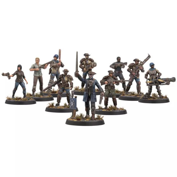 Fallout: Miniatures - Minutemen: Core Box (Plastic) - EN-MUH1620142
