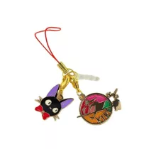 Kiki's Delivery Service - Strap Stained Glass Style Jiji Gold-SEISEN-14644