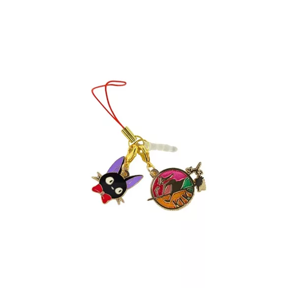 Kiki's Delivery Service - Strap Stained Glass Style Jiji Gold-SEISEN-14644
