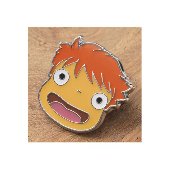 Ponyo on the Cliff - Pin Ponyo Close-Up Image-SEISEN-14625