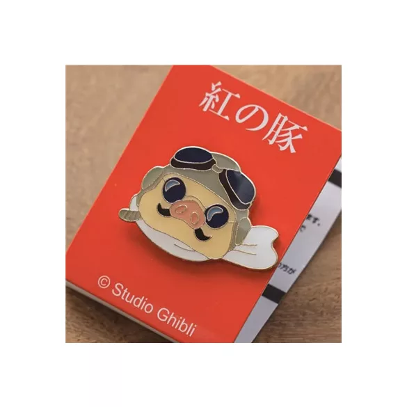 Porco Rosso - Pin Marco Face-SEISEN-14604