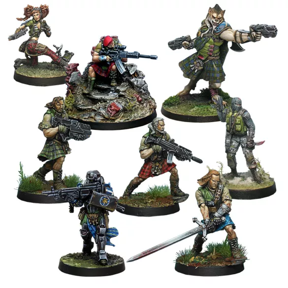 Infinity Caledonian Combat Force Repack Beta - EN minifigura csomag