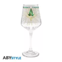 The Lord Of The Rings - Stemmed Glass - Lorien Leaf-ABYVER314