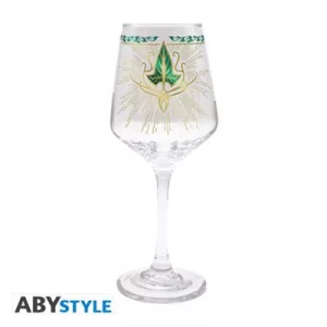 The Lord Of The Rings - Stemmed Glass - Lorien Leaf-ABYVER314