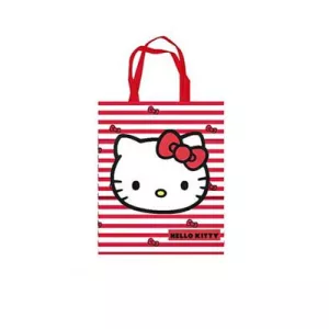 Hello Kitty - Tote Bag - Red and White Stripes-DO2416