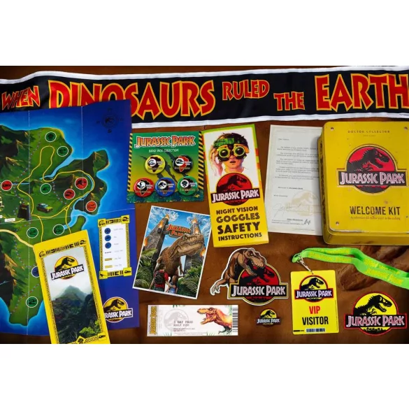 Jurassic Park - Doctor Collector Kir - Welcome gyűjtői relikvia szett