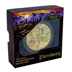 The Lord Of The Rings - Collectable Deluxe Coin - Middle Earth Map-1142312