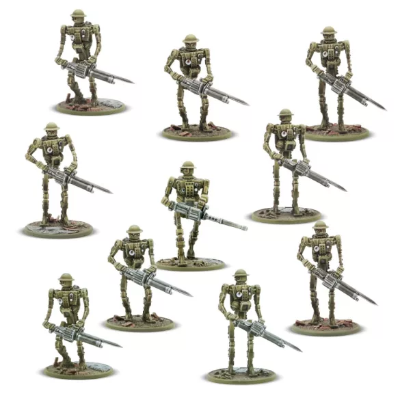 Konflikt '47 British Commonwealth Mk I Automated Infantry miniatűra készlet
