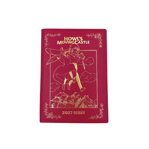 Howl's Moving Castle - 2027 Planner - Hauru & Sophie (Gold Foil)-ENSKY-21936