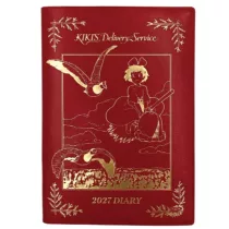 Kiki's Delivery Service - 2027 Planner - Kiki on her Broom (Gold Foil)-ENSKY-21934