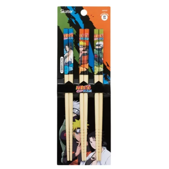 Naruto - Bamboo Chopsticks (Pack of 3) - Team 7-SKATER-NR-68066