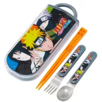 Naruto - Cutlery Set (Chopsticks, Spoon, Fork) - Team 7-SKATER-NR-68372