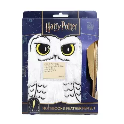 Harry Potter - Notebook & Feather Pen Set - Hedwig