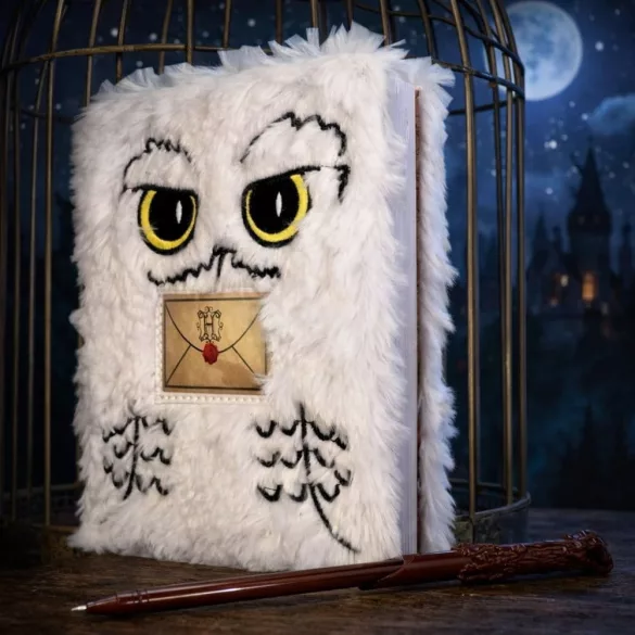 Harry Potter - Notebook & Feather Pen Set - Hedwig