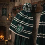 Harry Potter - Bobble Hat Knitting Set - Slytherin