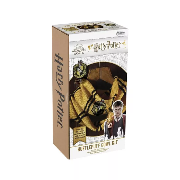 Harry Potter - Cowl Scarf Knitting Set - Hufflepuff-WKKUK010HU