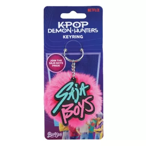 KPop Demon Hunters - Pom Pom Keychain - Saja Boys-KD722496