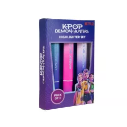 KPop Demon Hunters - Highlighter Set (Pack of 3) - HUNTR/X-KD710981