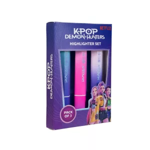 KPop Demon Hunters - Highlighter Set (Pack of 3) - HUNTR/X-KD710981