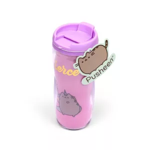 Pusheen - Plastic Travel Mug - Fierce-PUSHPTVMF