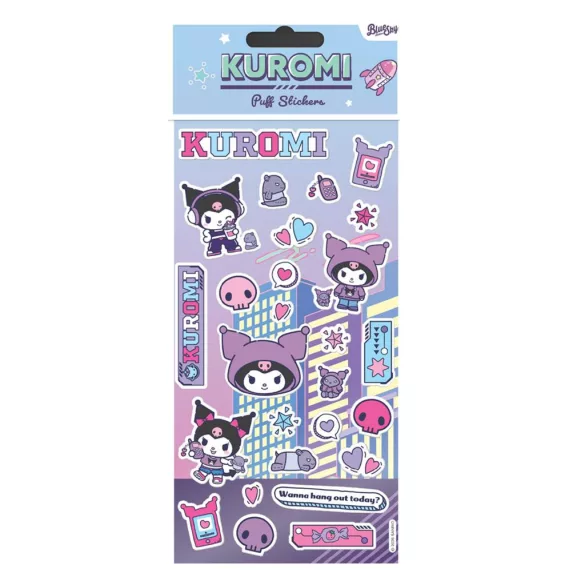 Kuromi - Puff Stickers-KR710493