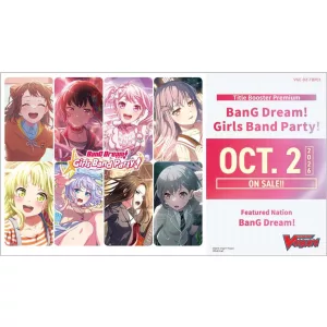 Cardfight!! Vanguard BanG Dream! Girls Band Party! Booster Display (10 Packs) - EN-VGE-DZ-TBP01