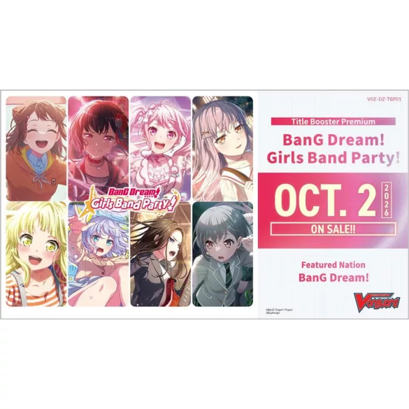Cardfight!! Vanguard BanG Dream! Girls Band Party! Booster Display (10 Packs) - EN-VGE-DZ-TBP01