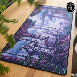   Curator: Arcane Landscapes: "The Mezzanines" Brittany Bowman Desk Mat