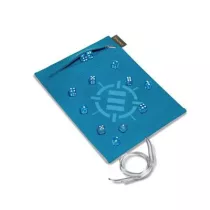 ENHANCE Roll on a Scroll™ Dice Rolling Mat & 12pc 6 Sided Dice Set - Blue-ENTTDR6100BLEW