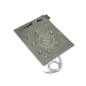 ENHANCE Roll on a Scroll™ Dice Rolling Mat & 12pc 6 Sided Dice Set - Silver-ENTTDR6100SVEW