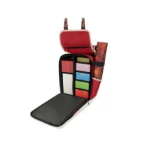   ENHANCE Designer Edition Small MTG Backpack with Customizable Interior (Red)