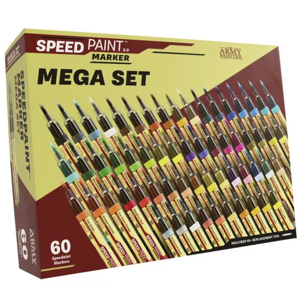 The Army Painter - Speedpaint Marker Mega Set festékmarker készlet, 60 db