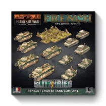 Flames of War - French Char B1 Tank Company (plastic)