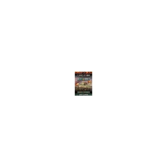 Flames of War - Blitzkrieg French Unit Cards (x41 Cards) - Limited Edition-FW281FU