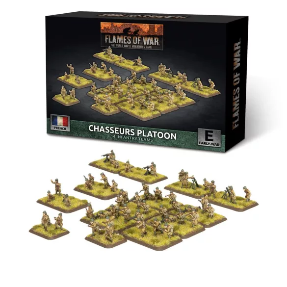 Flames of War - Chasseurs Platoon (Plastic)-FRX13