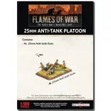 Flames of War - Hotchkiss 25mm Anti-tank Platoon (4 löveg)