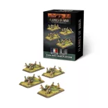 Flames of War - Hotchkiss 25mm Anti-tank Platoon (4 löveg)