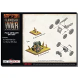 Flames of War - 75mm Artillery Battery (x4 guns) minikészlet