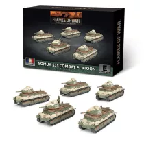 Flames of War - S-35 Somua Tank Platoon (5 db műanyag harckocsi)