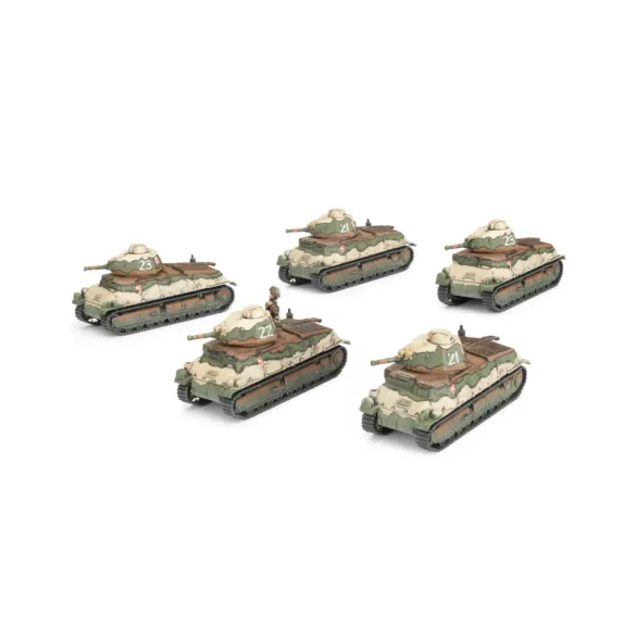 Flames of War - S-35 Somua Tank Platoon (5 db műanyag harckocsi)