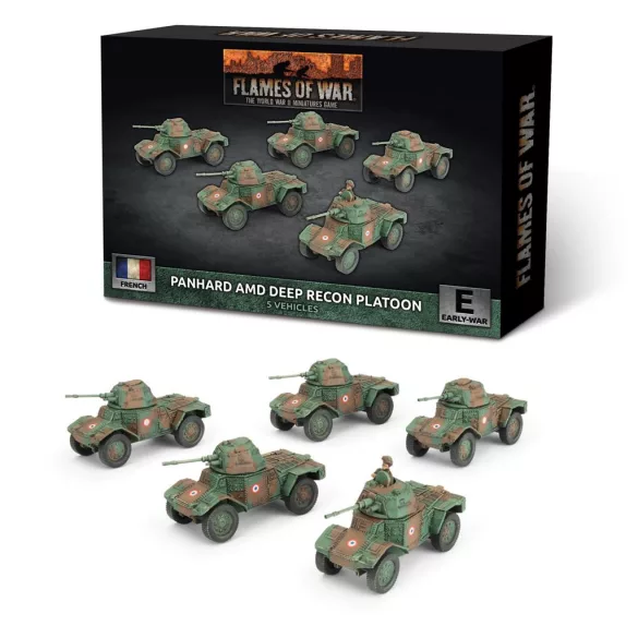 Flames of War - Panhard AMD Deep Recon Platoon (x5)-FRX12