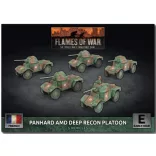 Flames of War - Panhard AMD Deep Recon Platoon (x5) minik